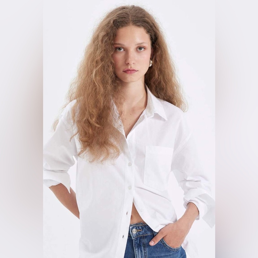 Zara Poplin Pocket Shirt
